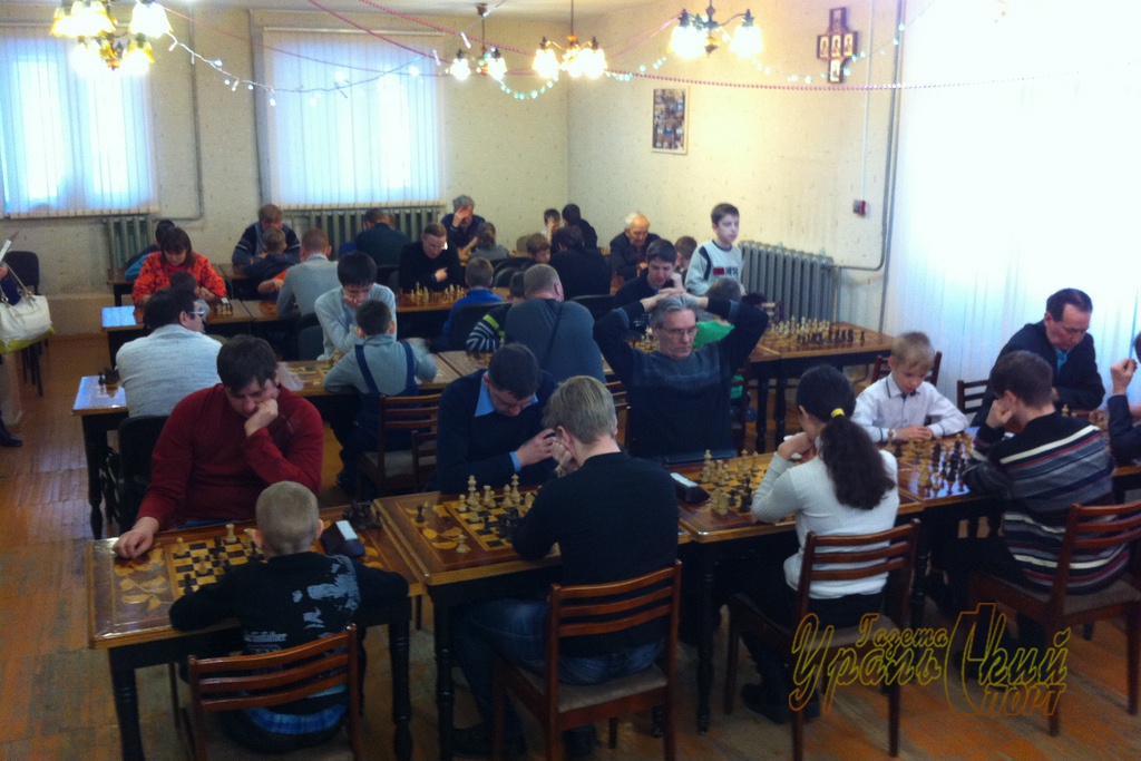 В шахматном клубе "Горняк", г.Карпинск