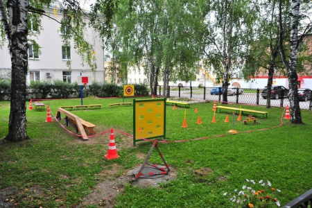 Новая спортивная площадка в краснотурьинской "Березке"